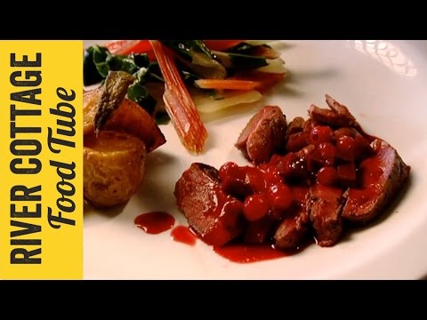 Pigeon Breast With Redcurrant & Beetroot Sauce | Hugh Fearnley-Whittingstall