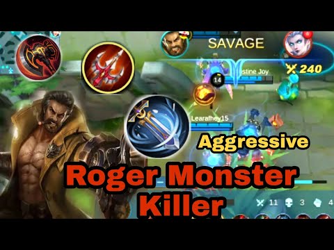 Roger Perfect Savage Gameplay | Top Global Roger Build 2021 | Roger Best Build 2021