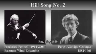 Grainger:HillSongNo.2,Fennell&EastmanWE1959グレインジャーヒル・ソング第2番フェネル