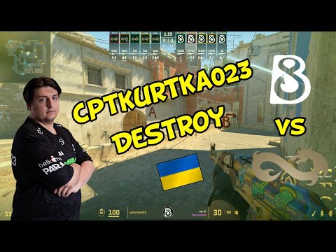 CPTKURTKA023 vs Eternal Fire | CS2 Pro Gameplay | B8 2-0 EF | ESL Challenger | POV Highlights