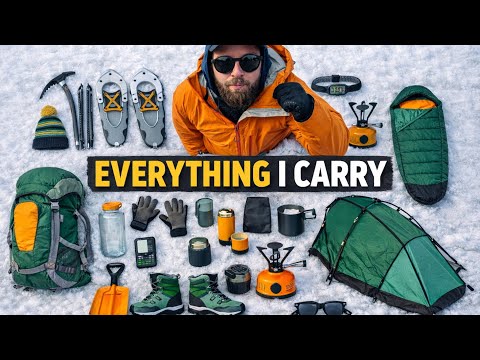 COMPLETE Winter Camping Gear Loadout | Full DETAILED Breakdown + How I Pack My Rucksack