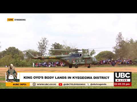 KING OYO'S BODY LANDS IN KYEGEGWA IN UPDF HELICOPTER