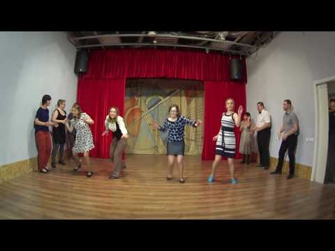 Christmas Cabaret: Lindy Hop group by Ivan Pobeguts & Anastasia Titova