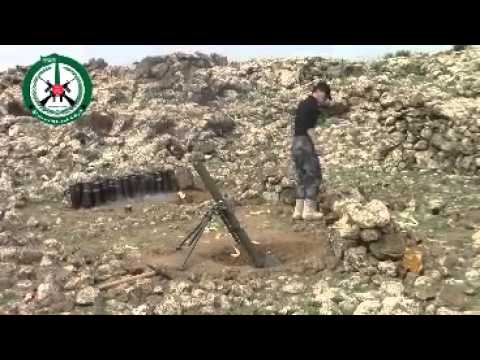 استهداف مقرات النظام في الفوج 175 في مدينة ازرع بقذائف الهاون من قبل فرقة عمود حوران ضمن معركة صولة الموحدين