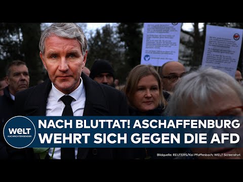 AFD IN ASCHAFFENBURG: "Befremdlich" Nach Bluttat! Heftige Kritik am Auftritt der Weidel-Partei