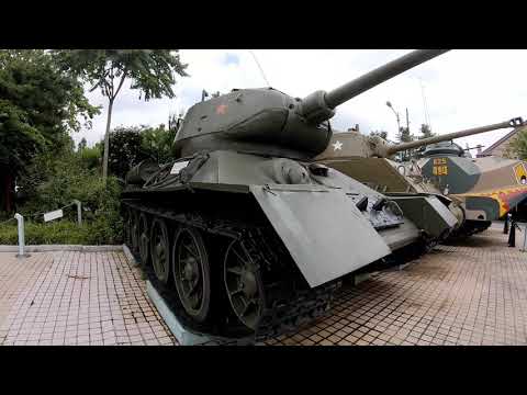 T 34/85 Tank WalkAround Video, South Korea #military #tank #korea
