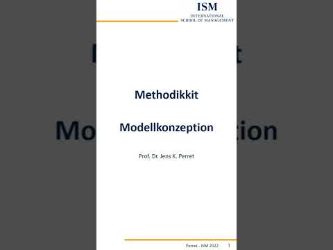 Methodikkit Statistik - Wie entwickle ich ein Modell?