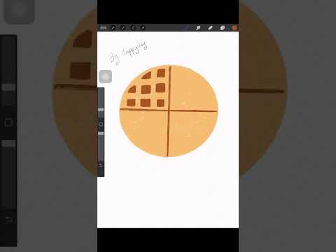 Self study drawing- Waffle #studyvlog #selfstudy #drawing #studytogether #study #waffle