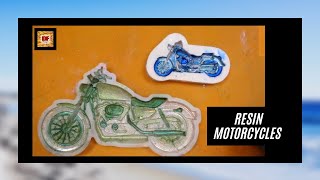 Barbie Motorcycle With Micas | Resin Pouring | Resin Art | Resin Molds