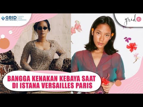 Potret Tara Basro Kenakan Kebaya Vintage Saat Kunjungi  Istana Versailles Di Paris