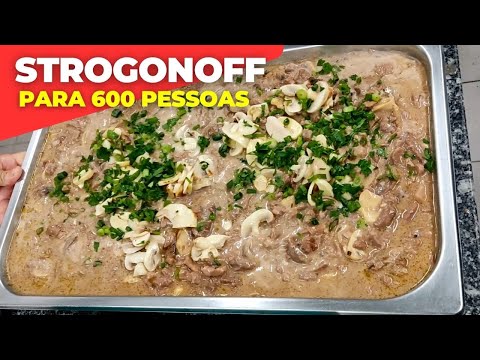 Behind the scenes of a stroganoff party for 600 people