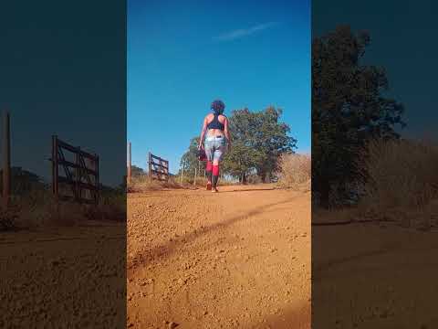 Caminhada sertaneja Comunidade Santa Rita município Vianópolis Goiás Brasil