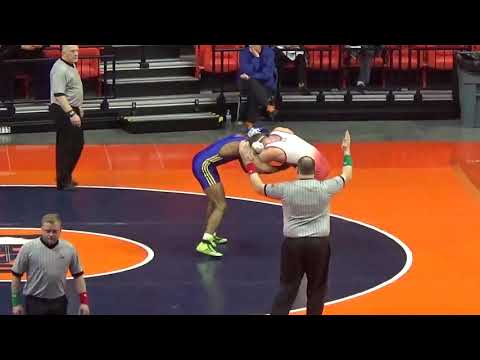 Mitch Hutmacher Glenwood vs Matthew Black Simeon, 2019 IHSA 2A 196lbs, Championship Round of 16, 14