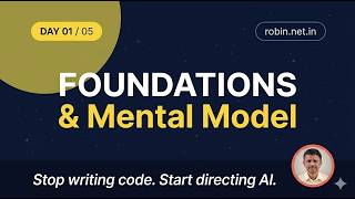 ⭐ **From Coder to Conductor — Day 1: Foundations & Mental Model | AI Coding Series**