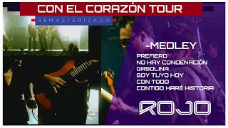 Music video thumbnail preview for Rojo Medley Prefiero No Hay Condenación Gasolina Soy Tuyo Con Todo Contigo Haré Historia (2008) by Rojo