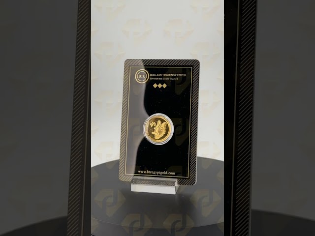 جنيه ذهب بطوطة عيار 24 بي تي سي بوزن 4 غرام