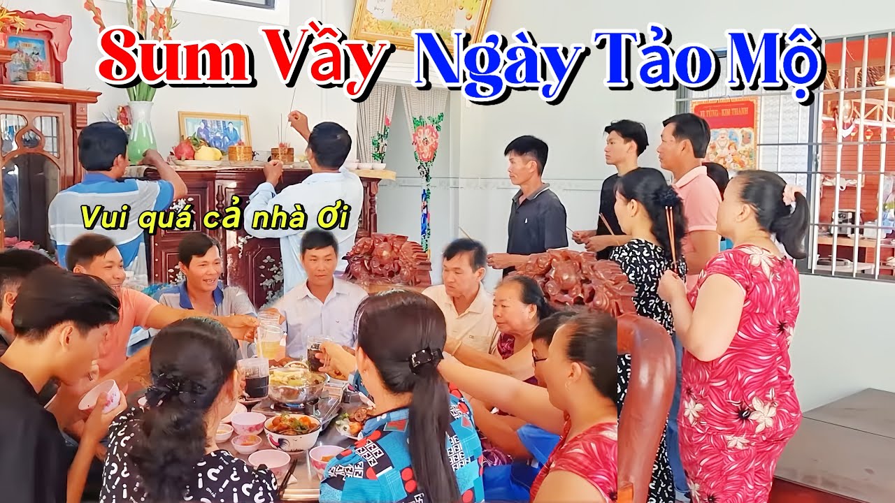 Buổi Tiệc Đầm Ấm Hơn Vì Được Chị LyLy Nguyễn Tài Trợ Ngày Thanh Minh Cho Gia Đình HMN 