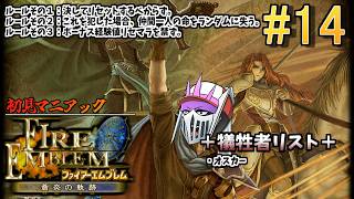 【初見マニアック】#14 仲間と共に生きる『ファイアーエムブレム 蒼炎の軌跡』ー第13章 風は導く2回目～ー 現在犠牲者1名