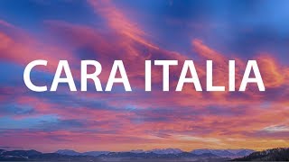 Video thumbnail of "GHALI - CARA ITALIA (LYRICS)"