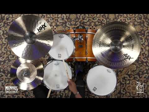 Used Sabian 18" HHX Medium Crash Cymbal - 1424g (U11808XMN-1071923M)