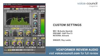 Video thumbnail for Voxengo Voxformer Review Audio Samples (HD) by voicecouncil
