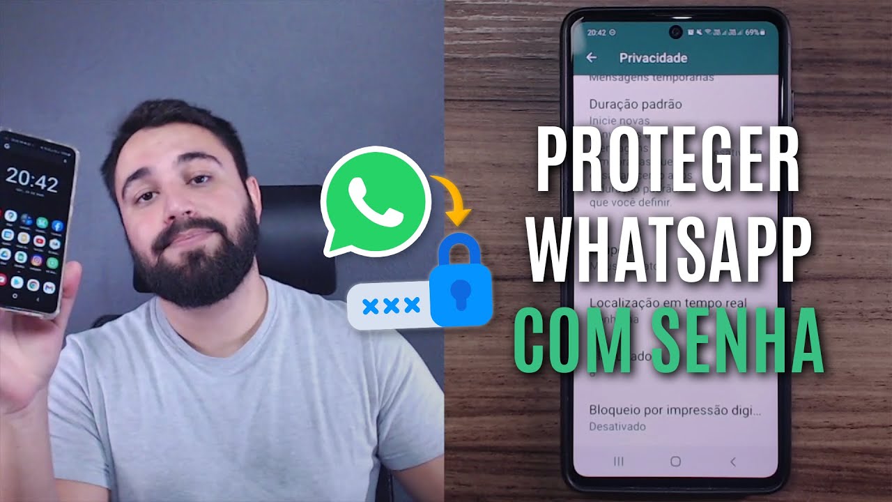 SEGURANÇA! FAÇA ISSO PARA COLOCAR SENHA NO WHATSAPP
