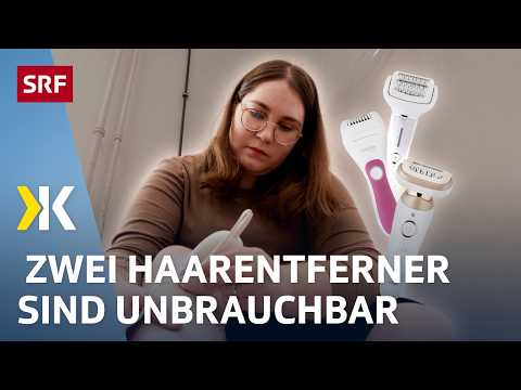 Epilators tested: How good are epilators from Braun, Philips, and others? | 2025 | Kassensturz | SRF