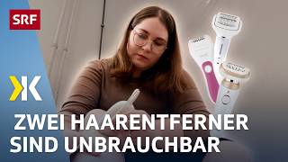 Epilierer im Test: Wie gut sind Epiliergeräte von Braun, Philips & Co. | 2025 | Kassensturz | SRF