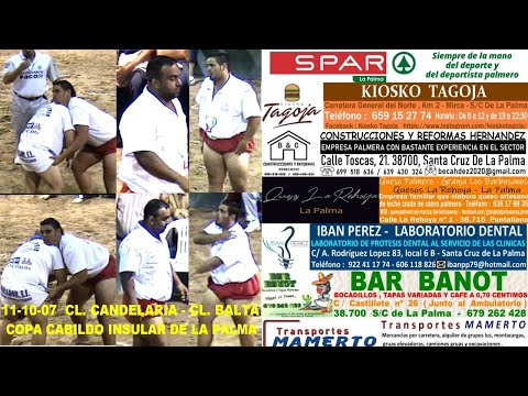 11-10- 07  CL. CANDELARIA - CL  BALTA - COPA CABILDO INSULAR DE LA PALMA .