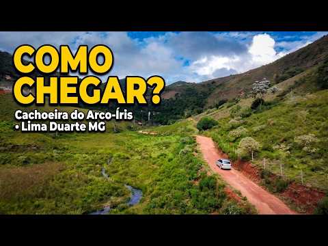 COMO CHEGAR na Cachoeira do Arco-Íris em Lima Duarte MG | 13km de Terra e Chuva