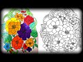 Asmr Drawing Coloring Roses Without Talking ️