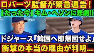 【緊急悲報】フリーマン激怒「プロ失格だ！」握手拒否でキム・ヘソン完全孤立…ド軍追放の衝撃真相