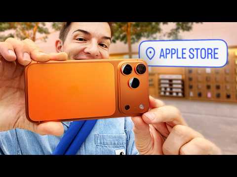 Ich habe das iPhone 17 Pro Max im Apple Store gekauft & alles Zubehör ausprobiert!