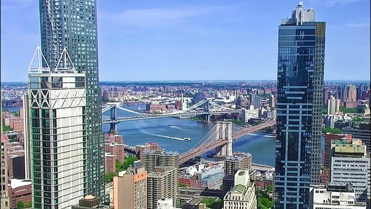 Live webcam view of Brooklyn Bridge & Manhattan Skyline