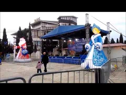 Крым 2020, СУДАК Новогодний. Елки, море, тишина