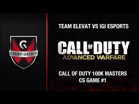 Team Elevate vs IGI eSports - GC's 2015 Call of Duty 100k Summer Masters (CS Game #1)