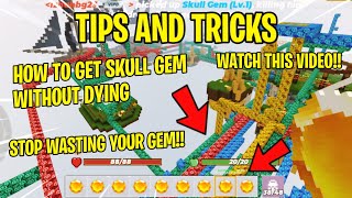 TIPS AND TRICKS How To Get All Skull Gems Without Dying in Skull Island Blockman Go (SkyBlock)