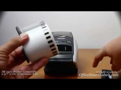 Brother Compatible DK2205 With Reusable Cartridge - How To Save Money with Brother Compatible Labels