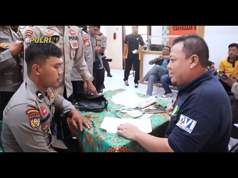 PERSONIL POLRES SITUBONDO GELAR PEMERIKSAAN KESEHATAN