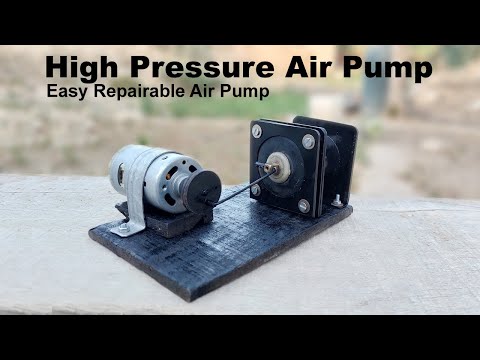 How to make air pump at home | 12V DC vacuum air pump | High pressure air pump | DIY air pump