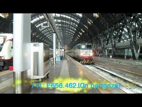 E656.462 in partenza con l' IC 741 Milano Centrale - Ventimiglia