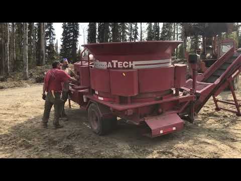 Duratech HD-8 tub grinder arrives on the farm.  The stumps don't stand a chance.