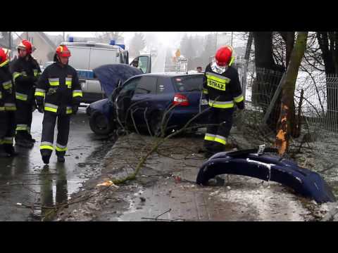 Sampława kolizja  na DK-15  21.01.2017