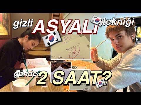 Gizli ASYALI Ders Çalışma Tekniğini Denedim! (liseliler mutlaka bilmeli)