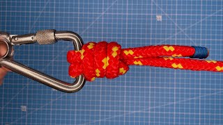 Attach A Rope To A Carabiner  @Urban Skills | Tutorials For Climbing, Fishing, Boating and Camping