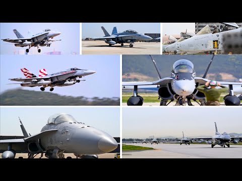 Secret Training: F-35B, F/A-18 & F-16 Jets Unleashed in Korea! ──► Must See!