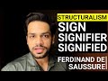Ferdinand de Saussure  STRUCTURALISM | Sign SIGNIFIER and SIGNIFIED in hindi