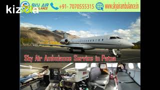Receive Sky Air Ambulance Service at a very Low Cost in Delhi