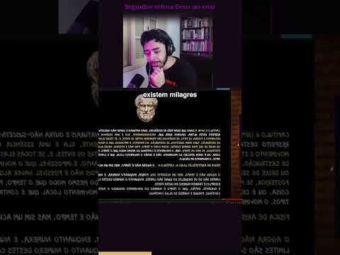 Seguidor refuta Deus ao vivo. #logica #filosofia #debate #argumentação
