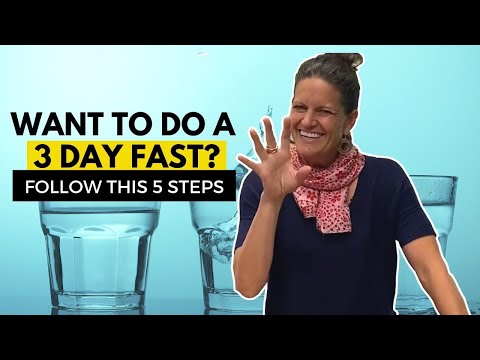 5 Steps to Train Yourself to Do A 3-Day Water Fast
